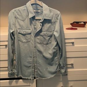GRLFRND Jean shirt